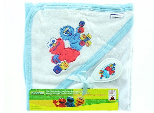 Sesame Street Hooded Blanket Blue (ELMO)