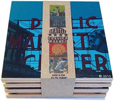 Seattle Handmade Wooden Coaster Set