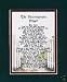 THE VETERINARIAN'S PRAYER Touching 8x10 Poem, Double-matted in Dark Green/Burgundy And Enhanced With Watercolor Graphics.