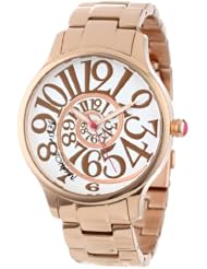 Betsey Johnson Womens BJ00040-14 Analog Optical Dial Watch
