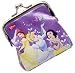 Disney Princess Mini Coin Purse Wallet Purple