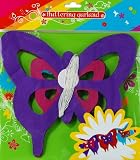 Talking Tables Heat Wave Butterfly Garland, 1x3m  Tissue Garland