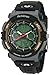 Armitron Sport Men's 201437GRN Chronograph Analog-Digital Instalite Black Watch