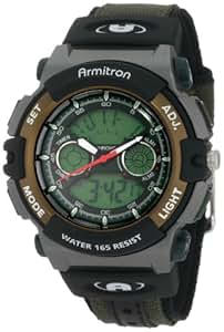 Amazon.com: Armitron Sport Men's 201437GRN Chronograph Analog-Digital
