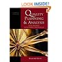 Quality Planning and Analysis: From Product Development through Use