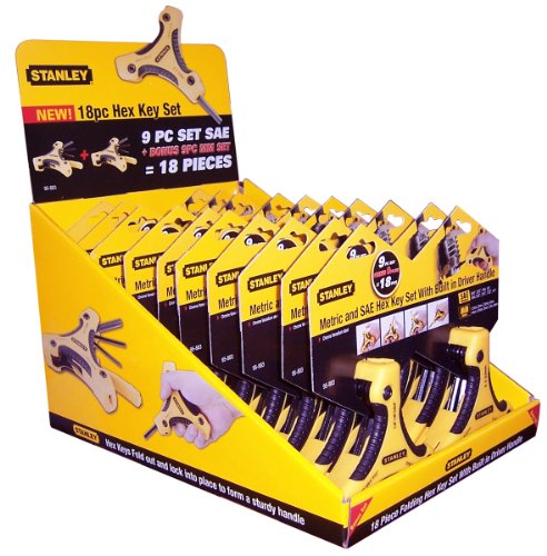 Stanley 95-883M 18-Piece Hex Key Set
