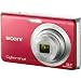 Sony Cybershot DSC-W190 12.1MP Digital Camera with 3x Super Steady Shot Stabilized Zoom and 2.7 inch LCD (Red)