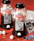 Dubble Bubble gumball machine favors - black and white
