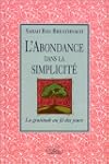 L'abondance dans la simplicit�: La gr...
