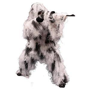 Red Rock Outdoor Gear Men's Ghillie Suit, Snow Camouflage, Medium/Large