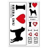 BLC I Love ステッカー シバ（柴犬） LOVE