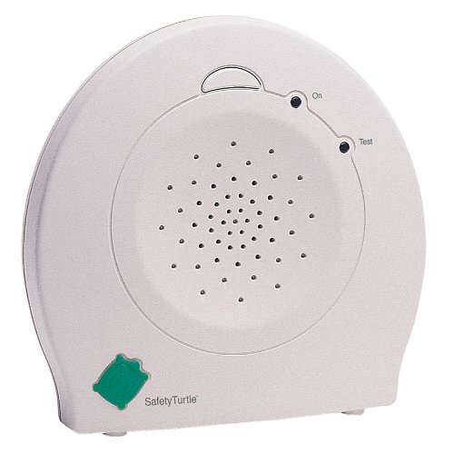 Blue Wave Turtle Pool Alarm Base Station and 1 Green Wristband