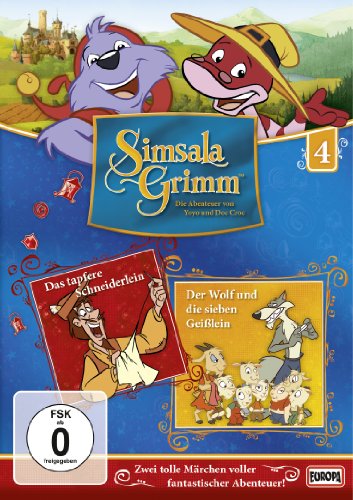 Produkt-Bild: SimsalaGrimm 4 - Das tapfere Schneiderlein / Der Wolf und die sieben Gei&szlig;lein
