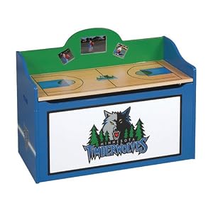 Timberwolves Kid's Storage Toy Box