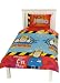 Parure housse de couette Sam le pompier linge de maison lit 1 Personne + 1 taie d oreiller