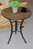 Slate-Top Round Table