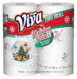 Viva Big Roll Paper Towels, Seasonal Print, 2 Pack
