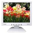 15-Inch TFT LCD Flat Panel Color Monitor with Speakers (White)
