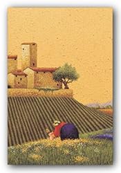 Picking A Bouquet by Lowell Herrero 12"x18" Art Print Poster