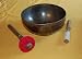 Tibetan decorated singing bowl