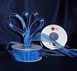 Sheer Organza Ribbon Mono Edge - 7/8" - 25 Yards (75 FT) - Royal Blue
