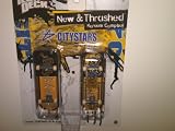 Tech Deck New and Thrashed Kareem Campbell City Stars 96mm Finger Skateboards.