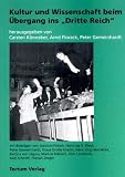 Produkt-Bild: Kultur und Wissenschaft beim &Uuml;bergang ins "Dritte Reich"