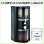 Capresso 580 14 oz. Disk Burr Grinder in Black with Coffee Grinder Cleaner