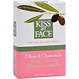 Kiss My Face: Soap Bar, Olive & Chamomile 8 oz (5 pack)