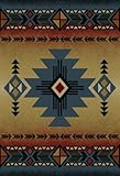 IMAGE OF United Weavers Area Rugs: Genesis: Arizona: Blue Southwestern Rug: 130-29260 : 5'3