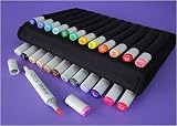 COPIC Manga Wallet Set- 24 Sketch Markers in a Travel Wallet