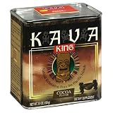 Kava King Dietary Supplement, Cocoa Flavor, 3.5-Ounce Tins (Pack of 2)