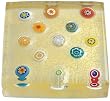 Murano Glass Paperweight, 24k Gold, Spread Millefiori , Gift Boxed