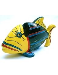 Tropical Fish Ocean Themed Unique Novelty Eyeglasses Holder - Yellow by 