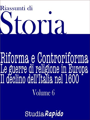 Riassunti di Storia - Volume 6 (Italian Edition)