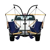 Hammaka 4101-HMKA Trailer Hitch Stand & 2 blue cradles