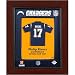 Philip Rivers #17 San Diego Chargers NFL Limited Edition Rookie Year Original Mini Jersey Framed 13x16