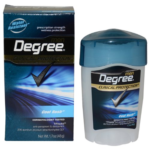 Degree Clinical Protection, Male Cool Rush, 1.7-Ounces (Pack of 2)