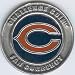 NFL Chicago Bears Challenge Coin Poker Guard with black velvet pouch