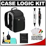 Case Logic TBC-307 Digital SLR Camera Backpack Case (Black) with LCD Protec ....