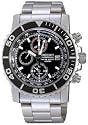 Seiko Men's Black Dial Chronograph Watch #SNA225