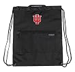 Indiana University Backpack Cinch Drawstring Style IU Logo Draw String Back Pack Bag- For Boys Girls Students or Adults