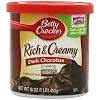 Betty Crocker Rich & Creamy Dark Chocolate Frosting, 16-Ounce Canisters (Pack of 8)