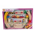 Eichhorn 100002110  - Tren de madera con sistema ferroviario y accesorios (10 x 45 cm) (Simba Dickie)