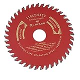 uxcell ソーブレード　チップソー　ノコギリブレード　レッド　タングステン硬質合金　110mm　20mm　10000RPM　147g　1個入り