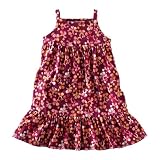 Tea Collection Girls 2-6X Plumeria Ruffle Hem Dress