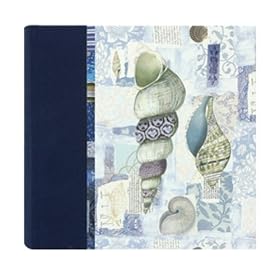 CR Gibson Bound Photo Journal Album with Space for Journaling and CD Storage Pocket, Ocean Treasures,