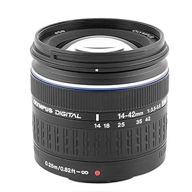 Click here to buy Olympus Zuiko Digital ED 14-42mm f 3.5-5.6 Lens for Olympus Digital SLR Cameras by Olympus.