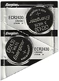 2 pack Energizer CR2430 Lithium Coin Button Cell battery