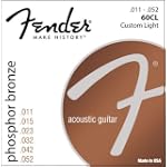 Fender Accesories 073-0060-405 Phosphor Bronze Acoustic Guitar Strings, Light